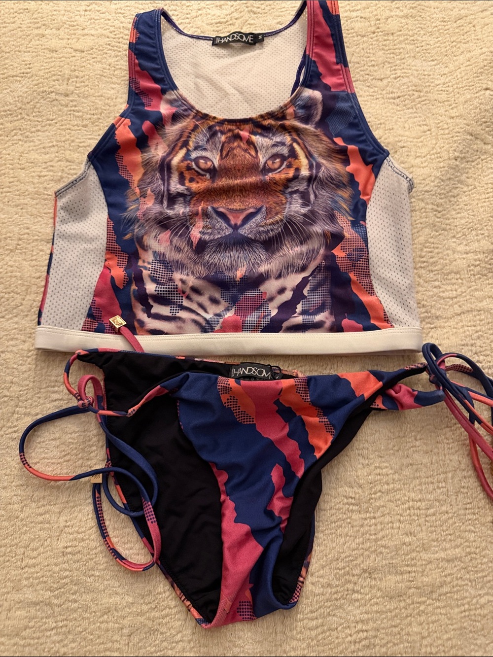 New tiger tank string bikini